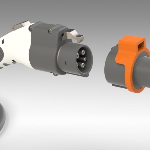 Download free 3D printing files Tesla Model 3 SAE J1772 Adapter Lock